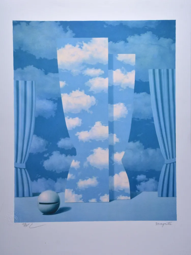 Lithographie Magritte - La Peine Perdue 