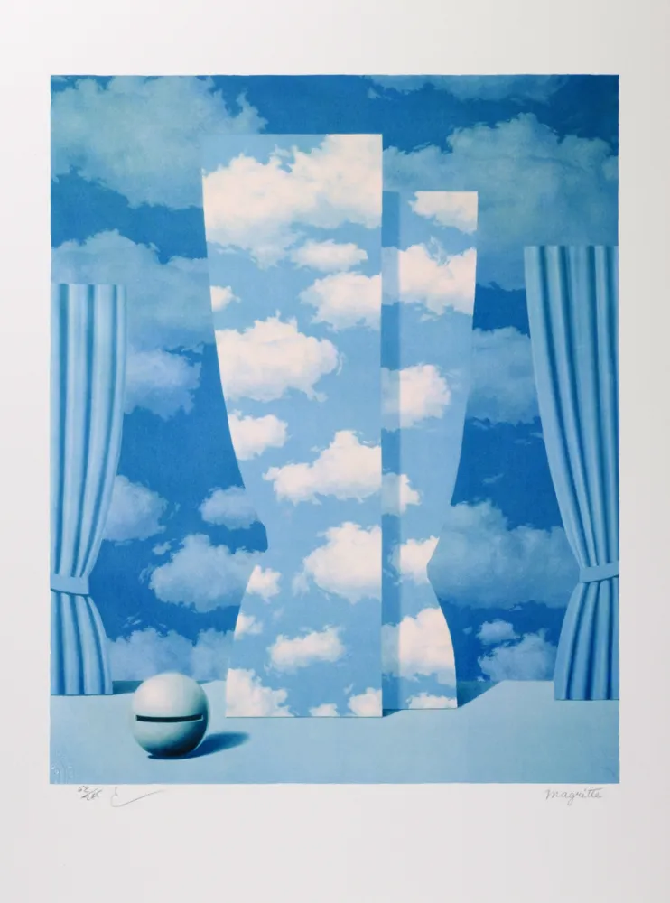 Lithographie Magritte - La Peine Perdue (The Wasted Effort)