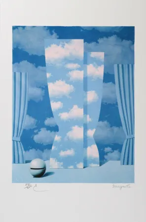 Lithographie Magritte - La Peine Perdue (The Wasted Effort)