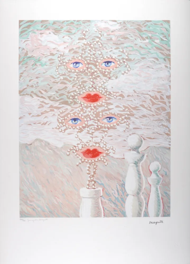 Lithographie Magritte - La Philosophie et la Peinture : Shéhérazade, C. 1979