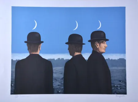 Lithographie Magritte - Le Chef d'oeuvre ou les mystères de l'horizon 