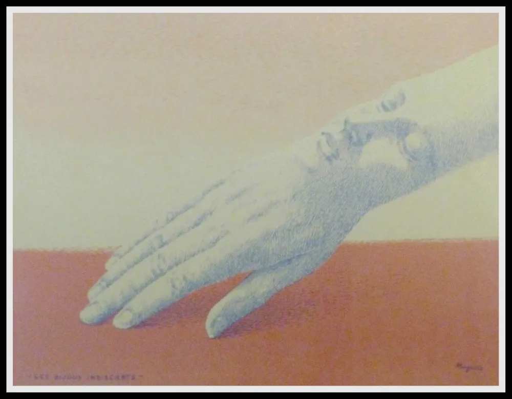 Lithographie Magritte - LES BIJOUX INDISCRETS