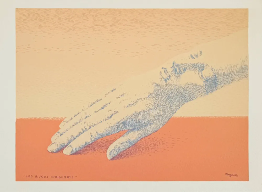 Lithographie Magritte - Les bijoux indiscrets