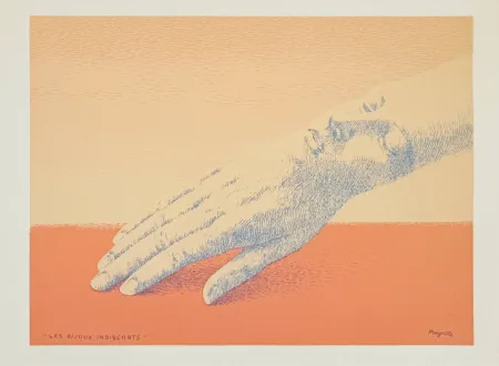 Lithographie Magritte - Les bijoux indiscrets