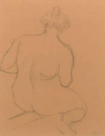 Keine Technische Maillol - Femme nue de dos, accroupie