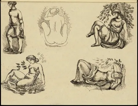 Illustriertes Buch Maillol - Livret de folastries