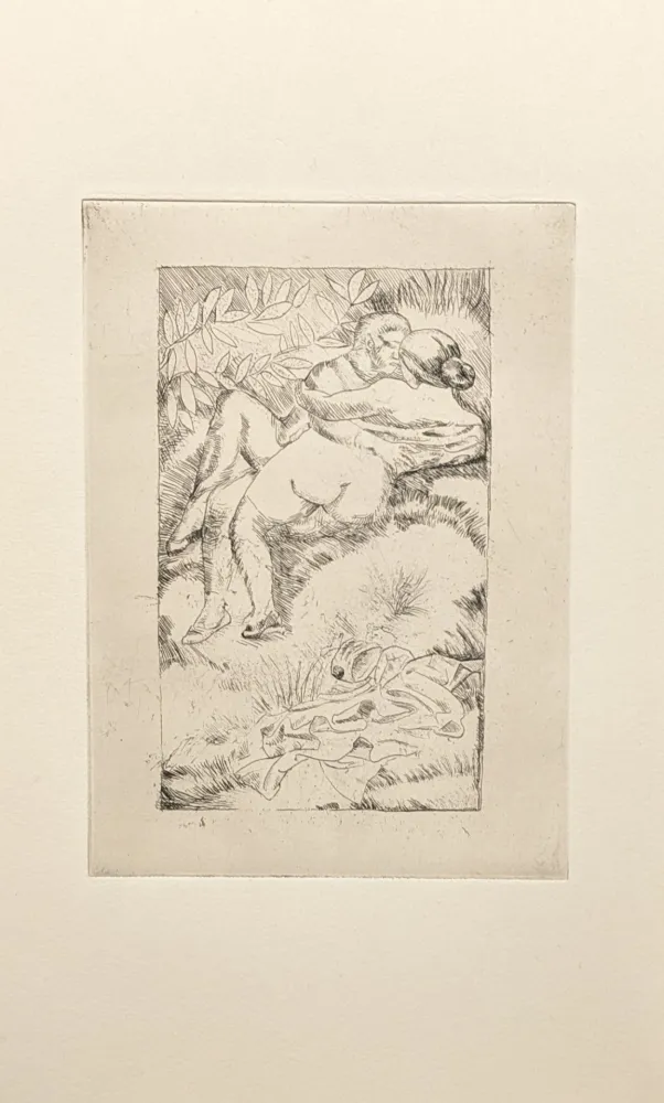 Stich Maillol - Untitled, from Livret de Folastries