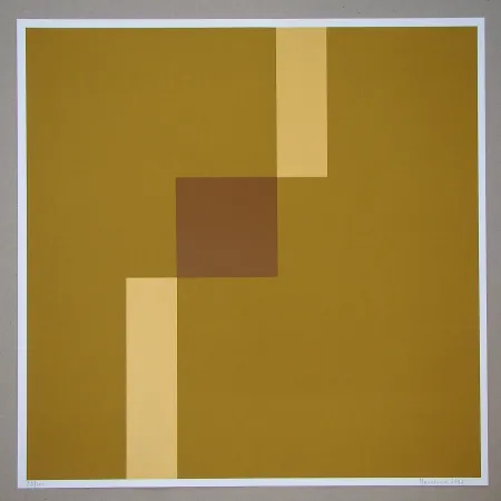 Siebdruck Maiolino - Composizione concreta, 1997