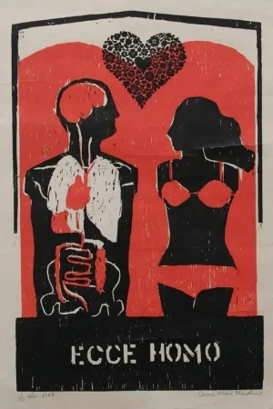 Holzschnitt Maiolino - Ecce Homo