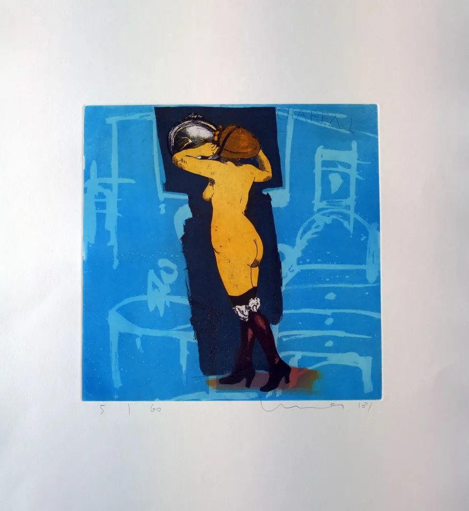 Radierung Und Aquatinta Mair - Chapeau