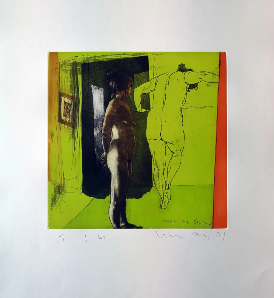 Radierung Und Aquatinta Mair - Hors du silence