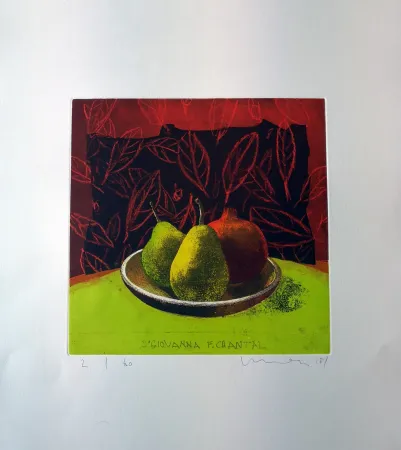 Radierung Und Aquatinta Mair - S.Giovanna F.Chantal