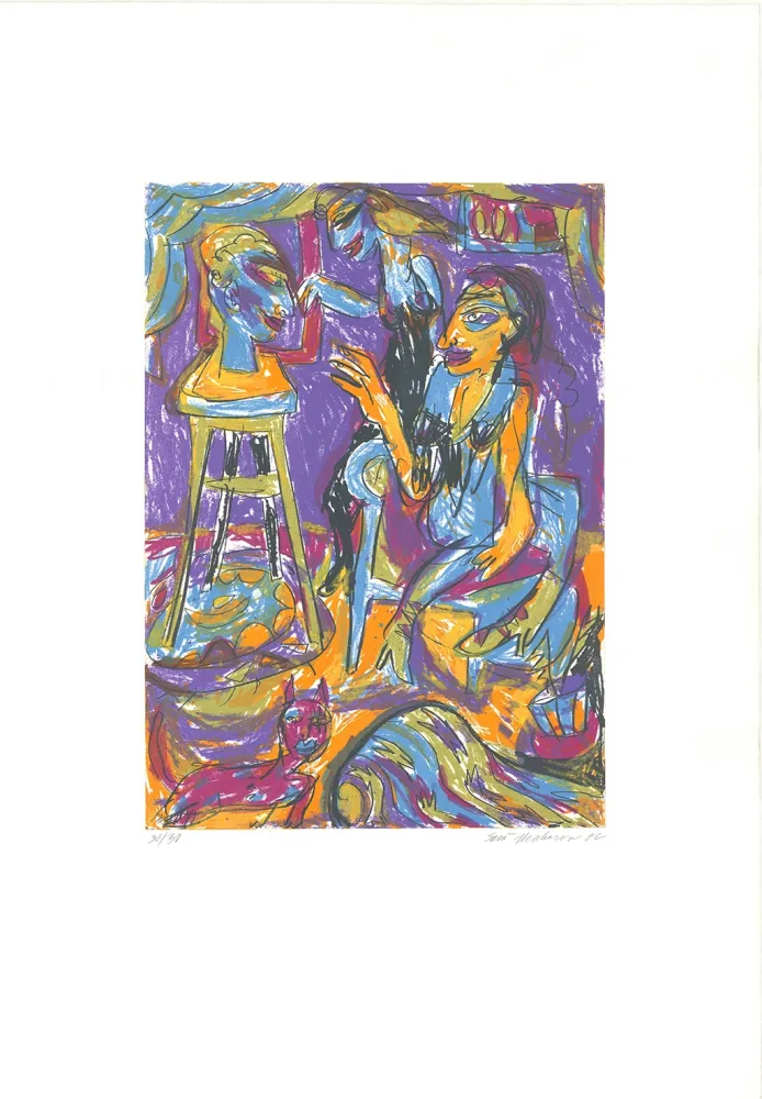 Radierung Und Aquatinta Makarová - Dieser Mann gehört mir / This Man Belongs to Me 