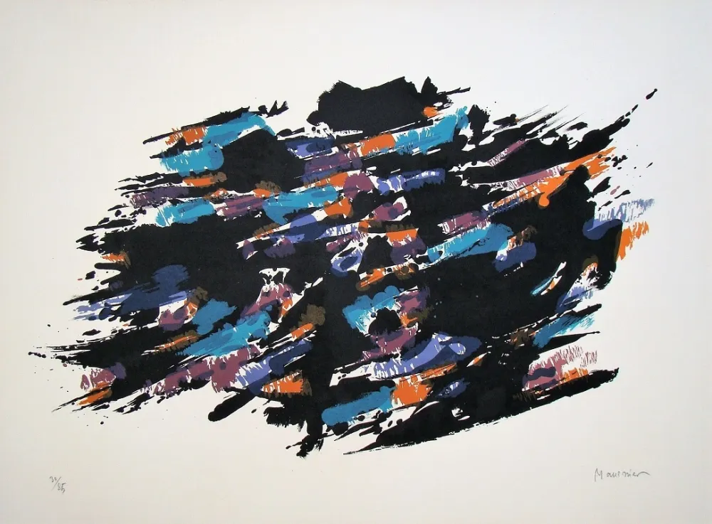 Lithographie Manessier - Composition, 1971