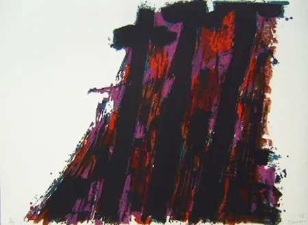 Lithographie Manessier - Composition IX