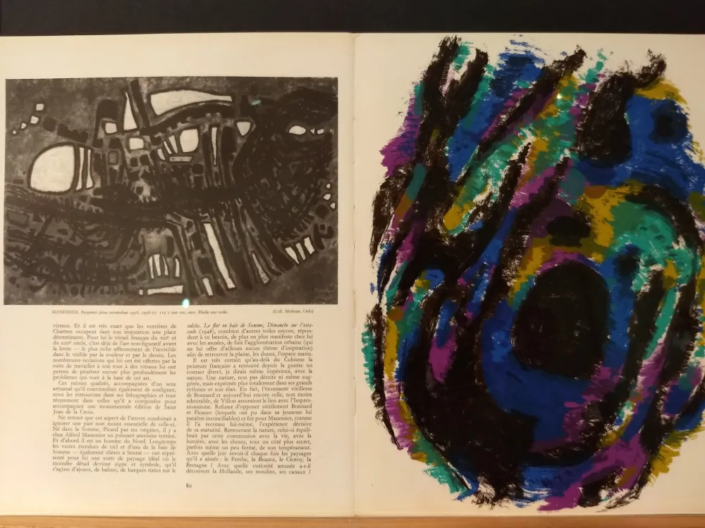 Illustriertes Buch Manessier - Xxe No 15