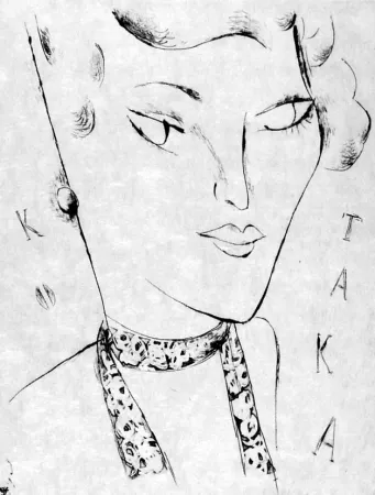 Kaltnadelradierung Manfredi - Takako