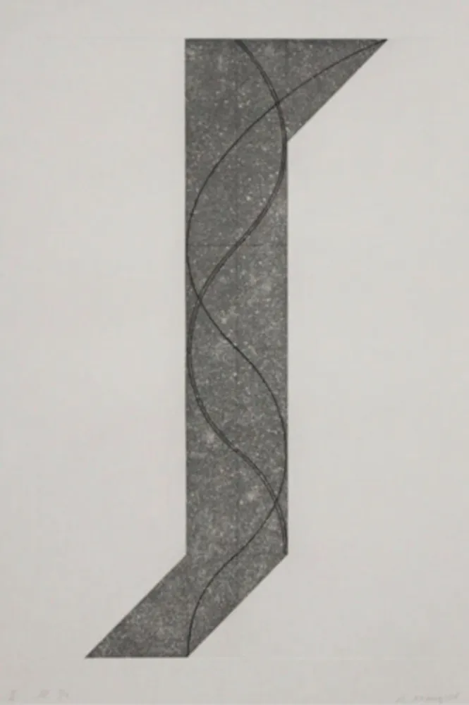 Radierung Und Aquatinta Mangold - Untitled II