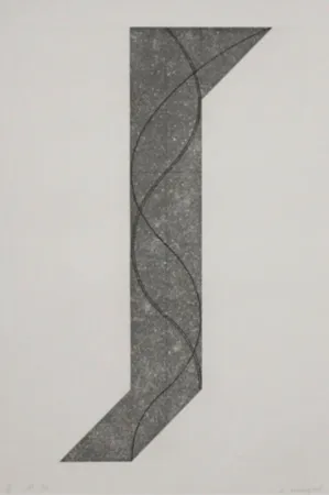 Radierung Und Aquatinta Mangold - Untitled II