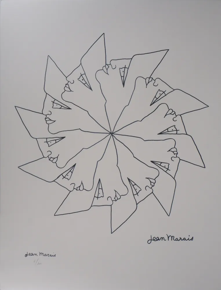 Lithographie Marais  - Vers le futur