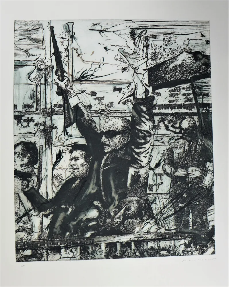 Radierung Und Aquatinta Marcaccio - Sans titre 2