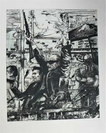 Radierung Und Aquatinta Marcaccio - Sans titre 2