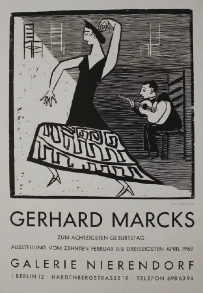 Holzschnitt Marcks - La farucca