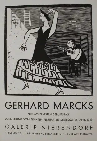 Holzschnitt Marcks - La farucca