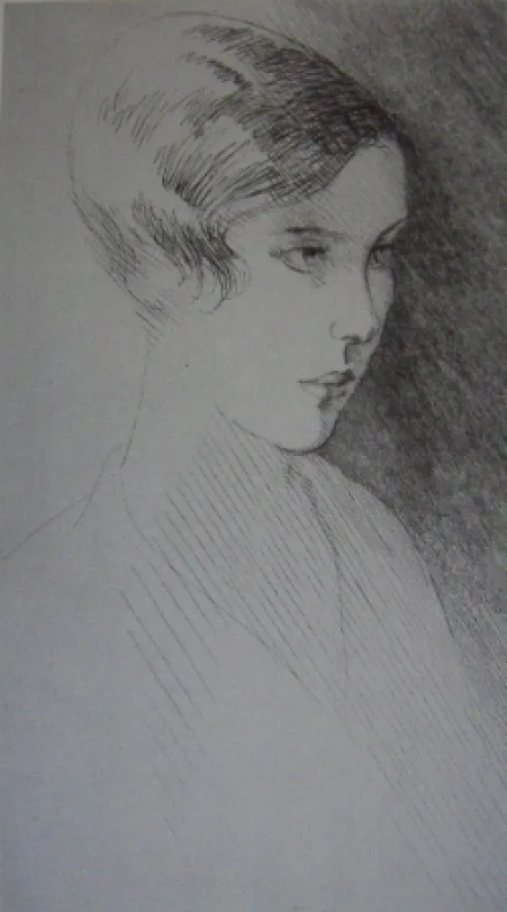 Radierung Marcoussis - Francoise Pomey