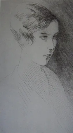 Radierung Marcoussis - Francoise Pomey