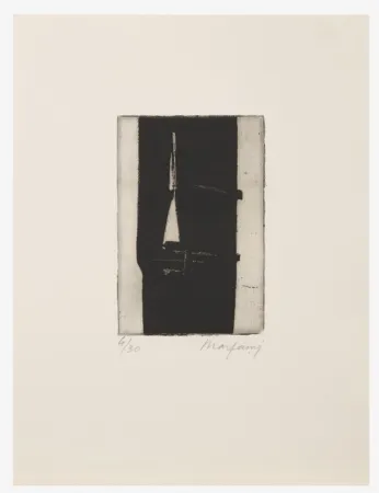 Radierung Marfaing - Sans titre, 1975. Eau-forte signée. 