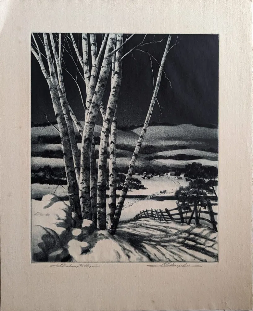 Radierung Und Aquatinta Margolies - Slumbering Meadows (or 