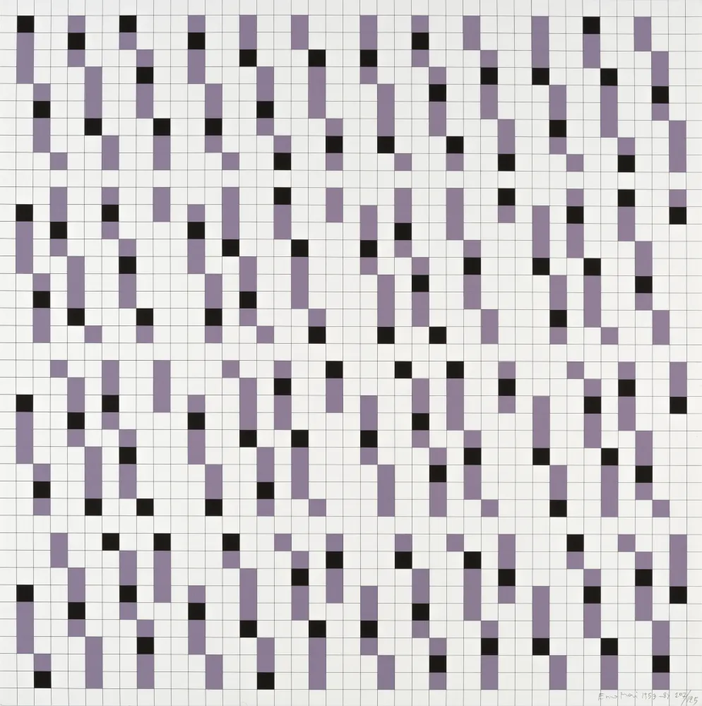 Lithographie Mari - VARIATIONS ON A THEME - EXACTA FROM CONSTRUCTIVISM TO SYSTEMATIC ART 1918-1985