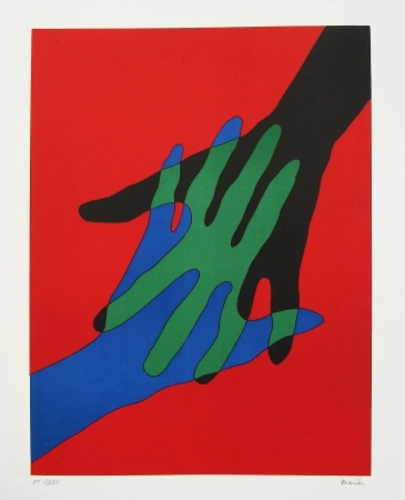 Lithographie Marien - Lisiblement