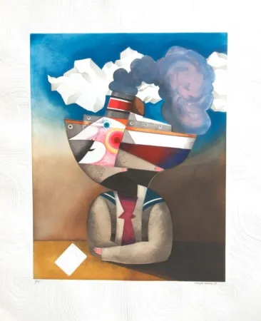 Radierung Und Aquatinta Marin - RENDEZ-VOUS À VALPARAISO