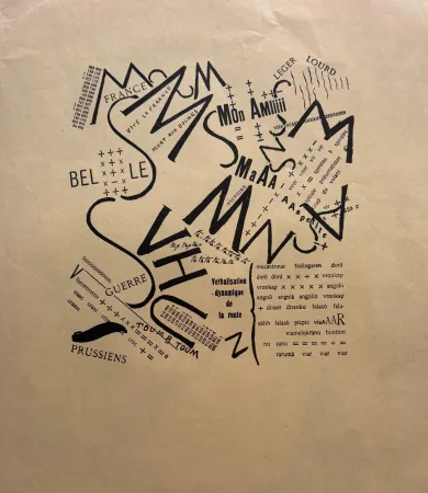 Plakat Marinetti - Vive la 'France' - Mort aux Boches