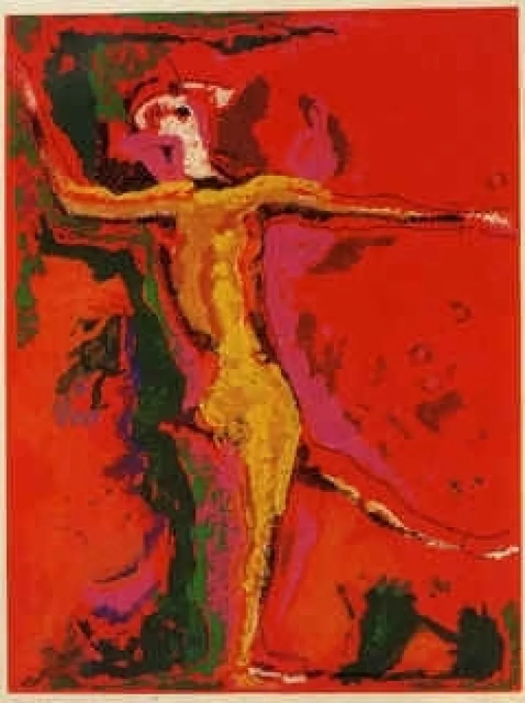 Radierung Und Aquatinta Marini - Ballerino