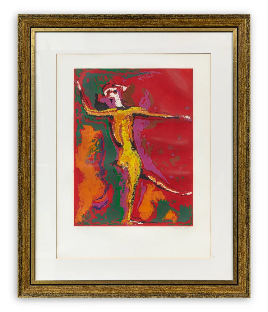 Radierung Und Aquatinta Marini - Ballerino