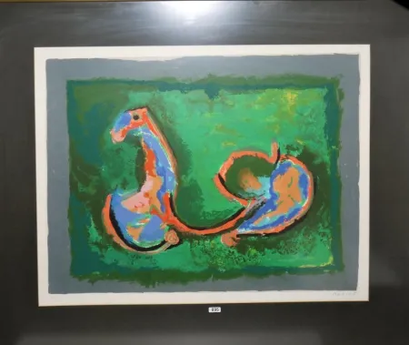 Radierung Und Aquatinta Marini - Cavallo in armonia