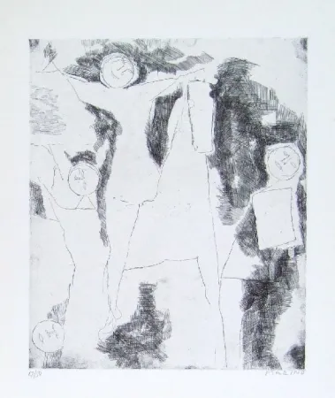 Radierung Marini - Giocolieri