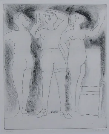 Radierung Marini - Idea della verginità