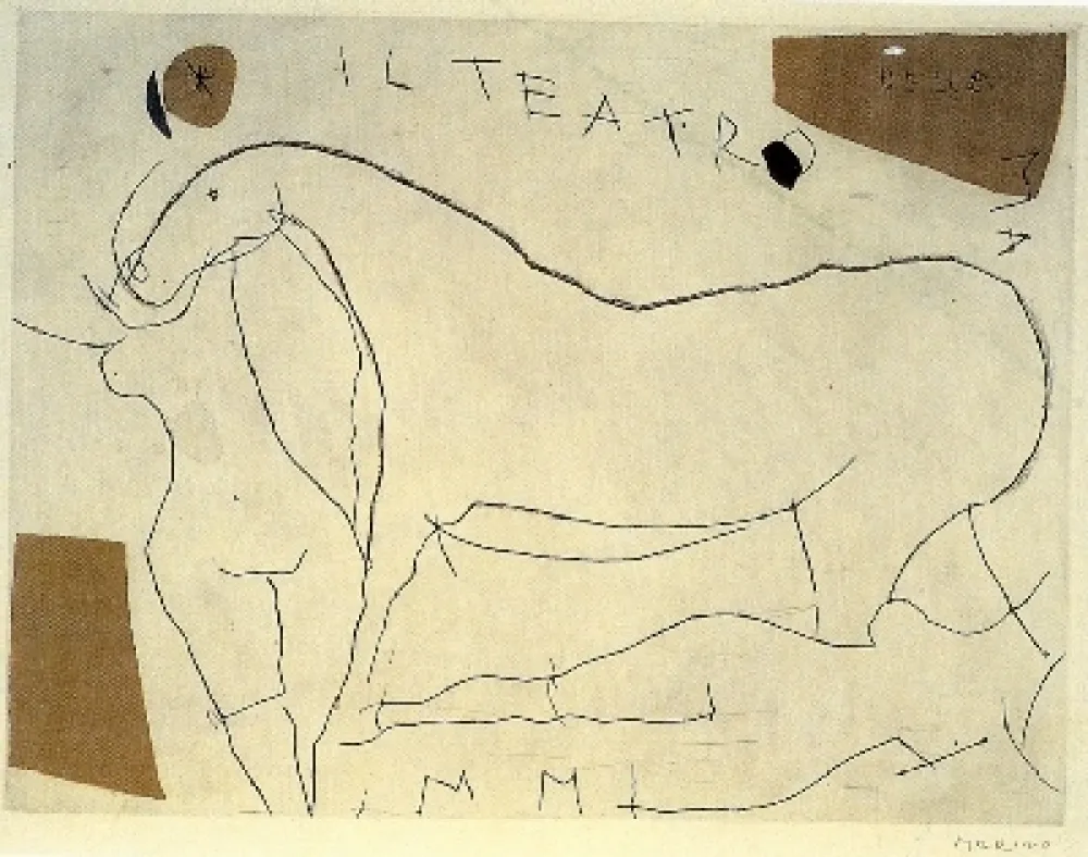 Aquatinta Marini - Il profondo I