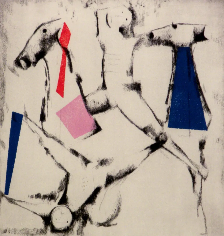 Radierung Und Aquatinta Marini - La caduta 