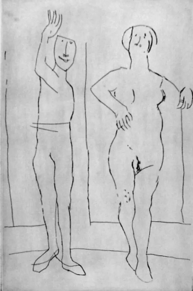 Radierung Marini - La ribalta