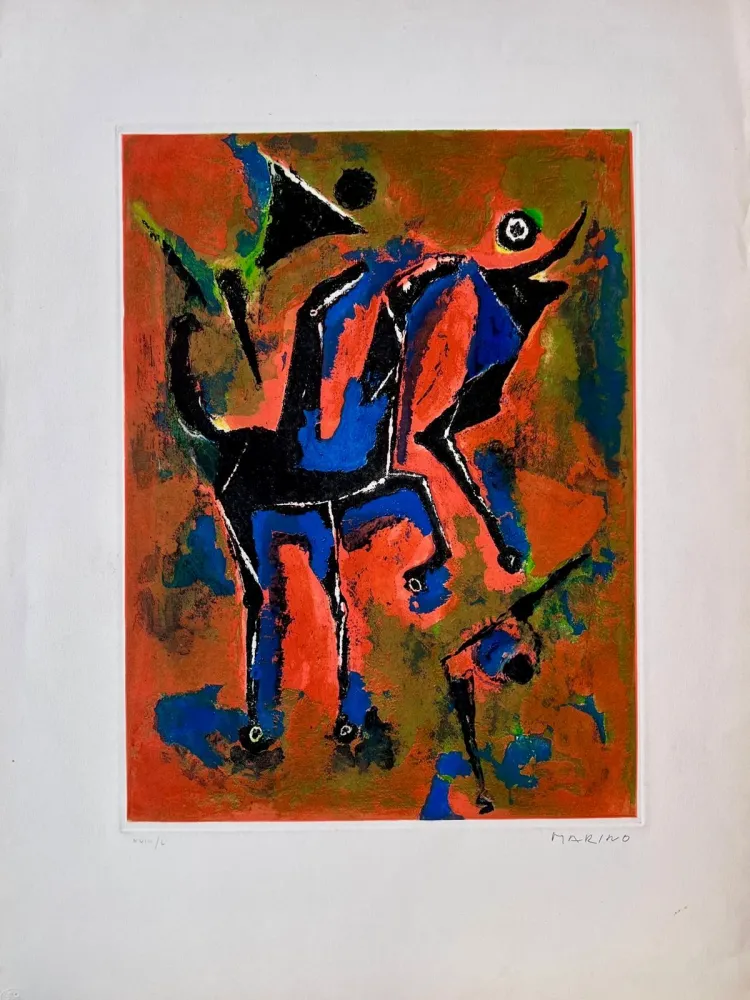 Radierung Und Aquatinta Marini - Les jongleurs 