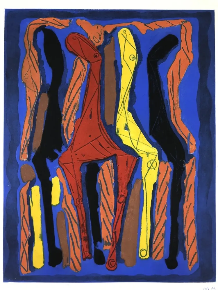 Radierung Und Aquatinta Marini - MARINO FROM GOETHE IV 