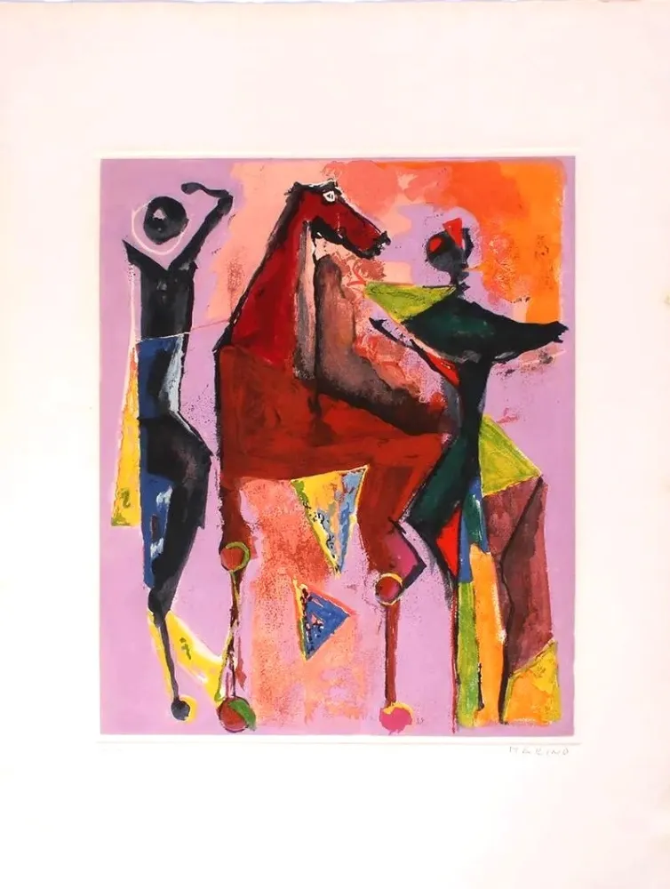 Radierung Und Aquatinta Marini - Marino from Shakespeare I, tavola III