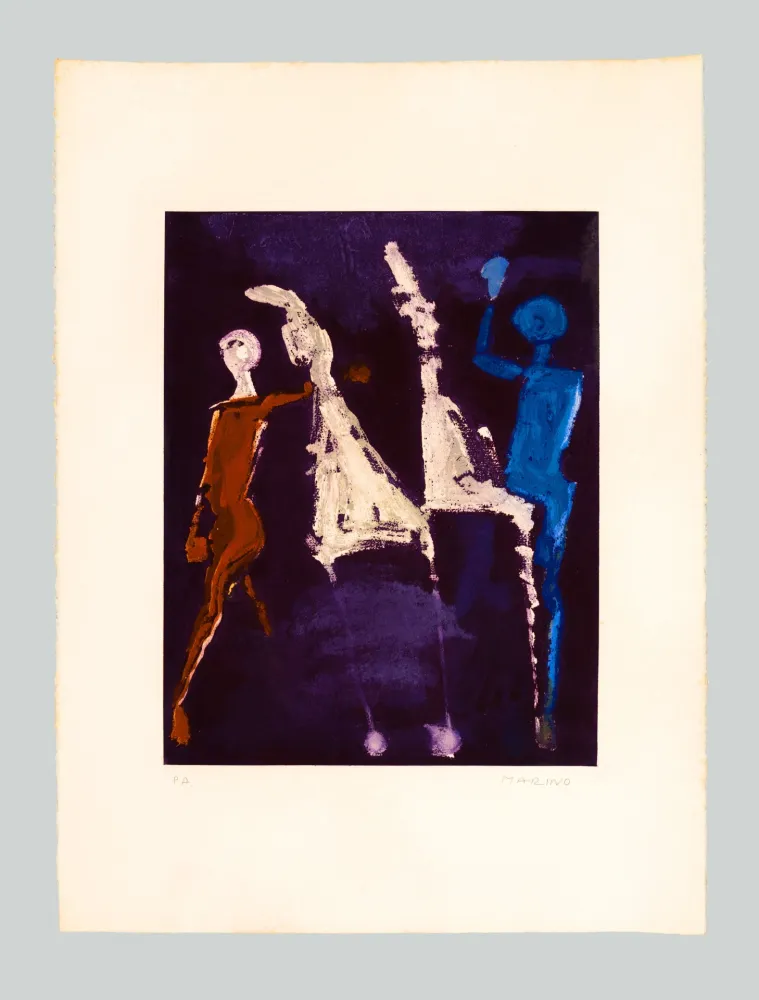 Radierung Und Aquatinta Marini - Marino from Shakespeare (Tav. VIII)