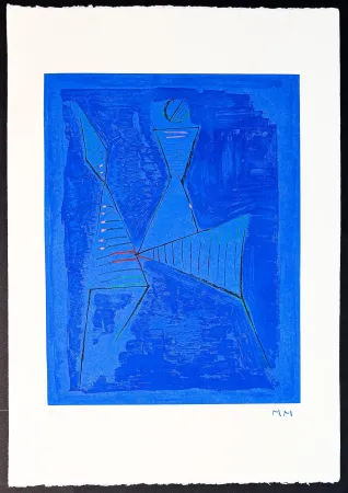 Stich Marini - Marino Marini (1901–1980) - MARINO FROM GOETHE - Color drypoint etching and aquatint on Arches paper - 1979