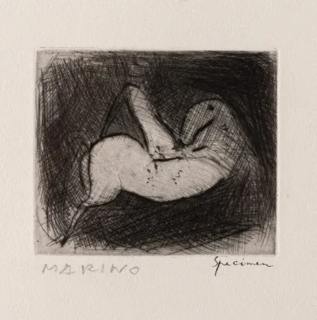 Radierung Marini - Piccolo Cavaliere